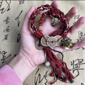 Chinese Mountain Ghost Spend Money Bracelet National Wind Tibetan Hand Woven CoupleLucky Red Bracelets Bang Rope Bangles
